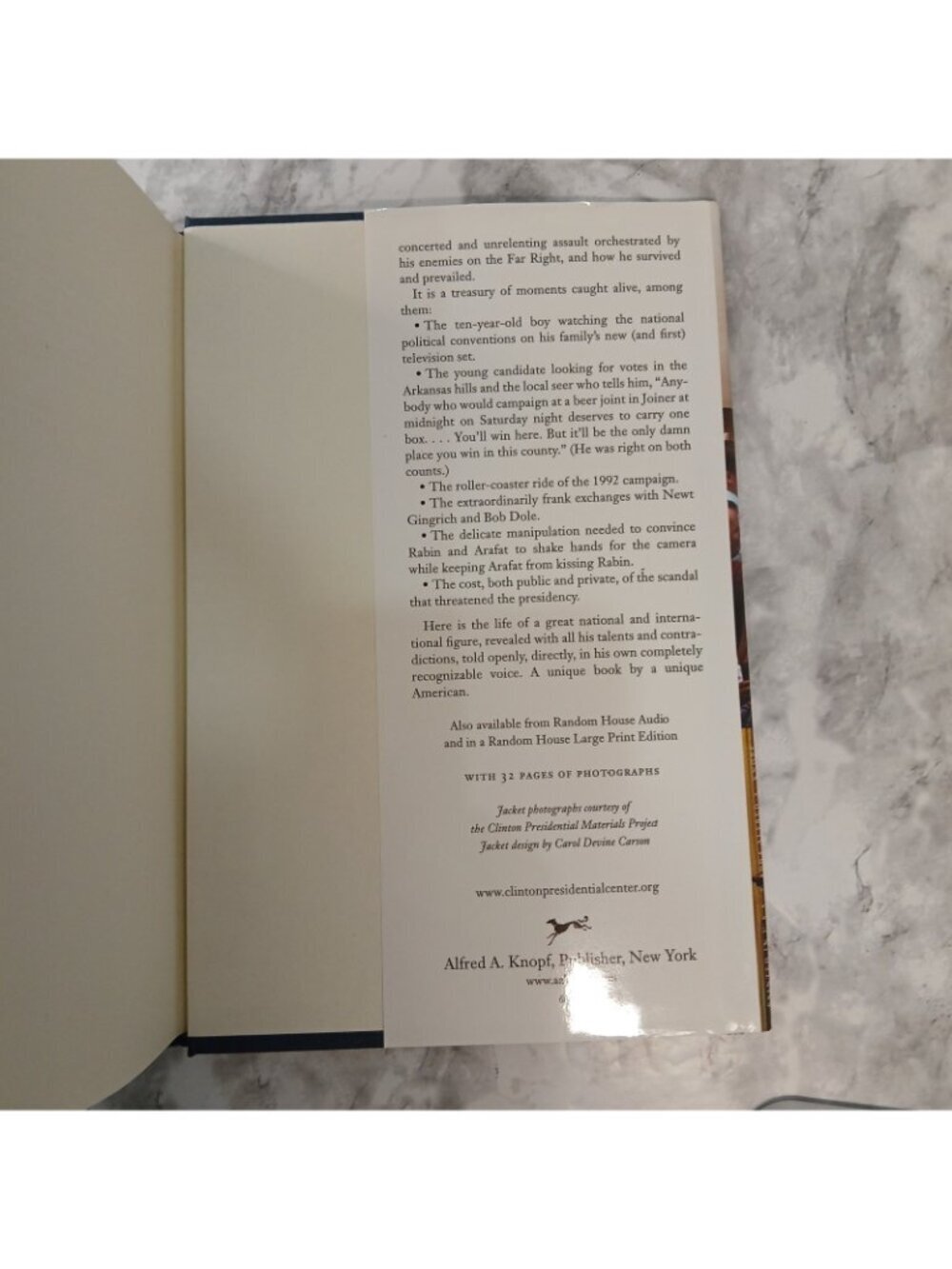 My Life Bill Clinton Hardcover Autobiography Memoir 1st EDITION U.S. President - Picture 4 of 9